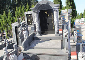 北京通州惠灵山墓型传统立碑01